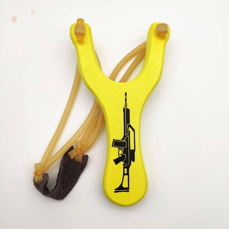 Yellow Gatlin slingshot